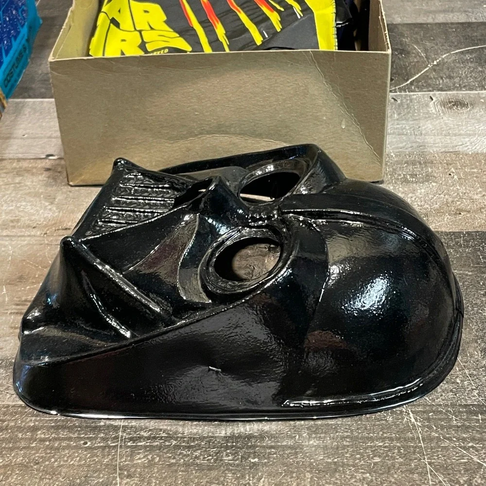 Vintage 1977 Ben Cooper Star Wars Darth Vader Costume Mask Original Box 70s Toy